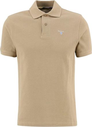 Barbour Tartan Pique Polo - Heren - Polos - Beige - S - Katoen - Tops