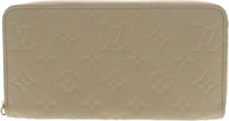 Louis Vuitton Monogram Empreinte Tourterelle Monogram Empreinte Long Wallet (Bi-Fold) (Pre-Owned)