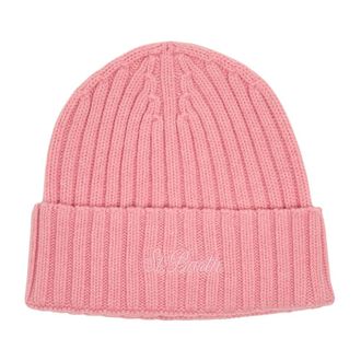 MC2 Saint Barth Accessoires, Heren, Roze, ONE Size, Wol, Wengen Beanie
