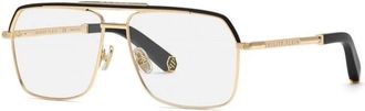 Philipp Plein Brillen - Heren - Brillen - Zwart - 58 MM - Accessoires