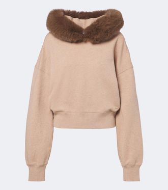Stella McCartney Cotton jersey hoodie
