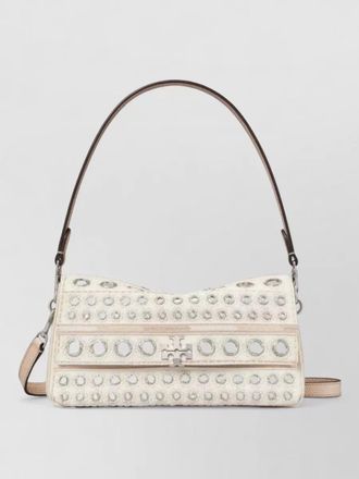 Tory Burch charlie small studded shoulder bag