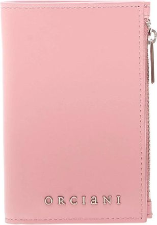 Orciani Zachte Leren Kaarthouder - Dames - Portefeuilles - Roze - ONE Size - Leer - Accessoires