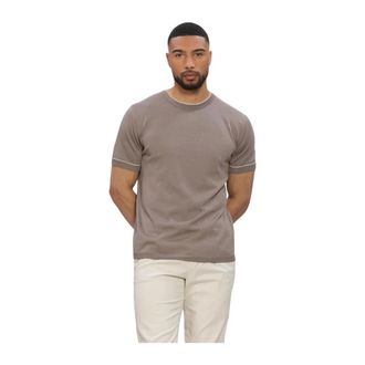 Stefano Lauran Bror T-shirt - Heren - Truien - Bruin - Maat: 2XL