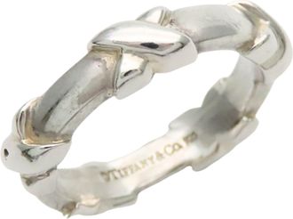 Tiffany & Co. Silver Silver 925 Band Ring (Pre-Owned)