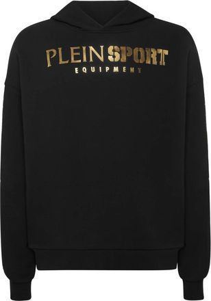 Plein Sport Fitness, Heren, Zwart, XL, Hooded Sweatshirt