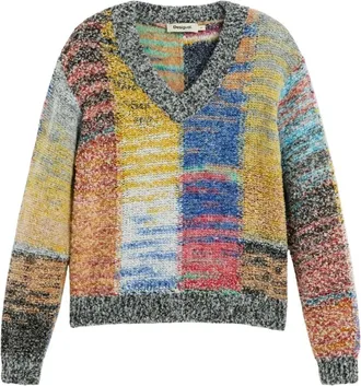 Desigual Mujer, Jerseys, Multicolor, Talla: XL