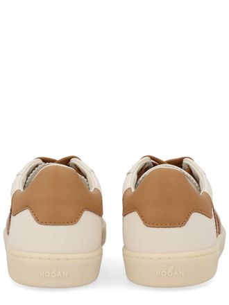 Hogan Calfskin & Mutton Leather Sneaker - Beige