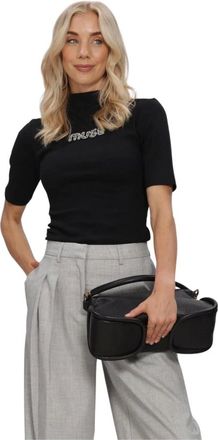 Copenhagen Muse Cmsiv-Tee - Dames - Tops - Zwart - Maat: S Katoen
