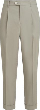 Brunello Cucinelli Trousers with pleats in Khaki at Nordstrom, Size 48 It