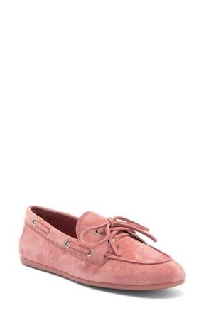 Jeffrey Campbell Boast Boat Shoe in Dusty Pink Suede Brush at Nordstrom Rack, Size 6.5