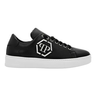 Philipp Plein Heren, Schoenen, Zwart, Maat: 46 EU Leer