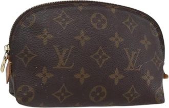 Louis Vuitton Pre-owned Clutches, female, Brown, Size: ONE SIZE Pre-owned Canvas Clutch