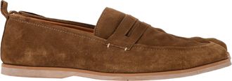 Mr P. Geregenereerde Penny Loafers in Bruin Su&egrave;de