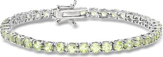 Ross-Simons 16.00- Peridot Tennis Bracelet in Sterling Silver