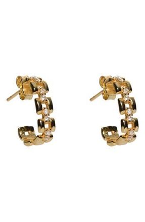 Argento Vivo Panthera Open Hoop Earrings in Gold at Nordstrom Rack
