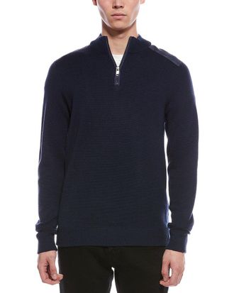 Raffi Milano Wool-Blend 1/4-Zip Sweater