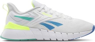 Reebok Mens Nano Gym - Running Shoes White/Unleashed Green/Kinetic Blue Size 10.0