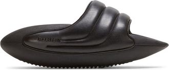 Balmain B-It-Puffy quilted slides - men - Lamb Skin/Lamb Skin/Lamb Skin - 43 - Black