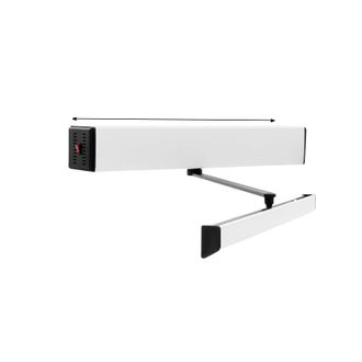 OEM Operador De Puerta El&eacute;ctrico, Control Remoto, &Aacute;ngulo De Apertura De 99&deg;, Color Plata