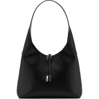 Mango Faux Leather Shoulder Bag in Black at Nordstrom