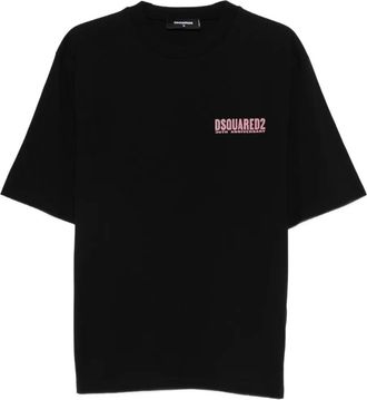 Dsquared2 T-shirt con logo - Nero