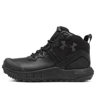 Under Armour Micro G Valsetz Mid Leather Black Jet Grey 3024334-001