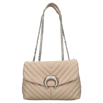 La Carrie Tassen, Dames, Beige, ONE Size, Leer, LA Carrie