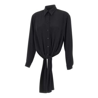 Maison Margiela Shirts, female, Black, Size: 2XS MM6 Maison Margiela Shirts Black