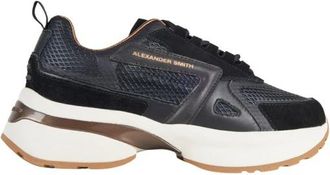 Alexander Smith Shard Woman - Dames - Sneakers - Zwart - 39 EU - Leer - Schoenen
