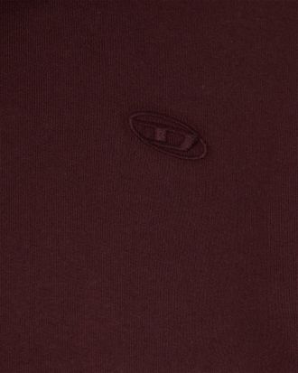 Diesel Oval D Embroidery Hoodie - Brown