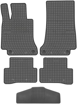 OEM Alfombrillas Frogum Et547327 - Cubierta 200000/1 - Mercedes Clase C W205 2014-2021 - Espacio Para Los Pies Delantero Ms - Instaladas