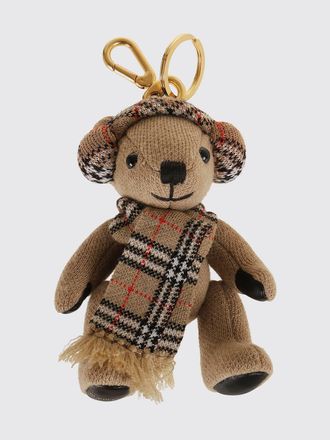 Burberry Thomas Bear Keychain in Cashmere and Wool with Vintage Check Motif