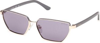 Guess GU00106 32A Womens Sunglasses Gold Size 59