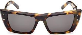 MCM 52mm Cat Eye Sunglasses in Blonde Havana /Smoke at Nordstrom Rack