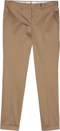 Pantaloni Torino mid-rise tapered trousers - men - Elastane/Cotton - 46 - Neutrals