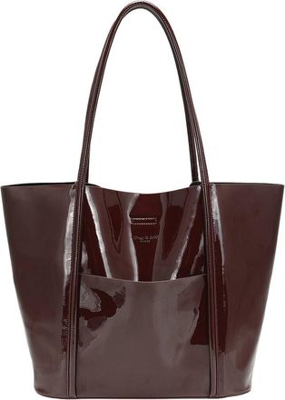 Tiffany & Fred High-Gloss Patent Tote