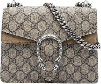 Gucci Pre-owned Dionysus Crossbody Bag - Dames - Vintage Schoudertas - Beige - ONE Size - Leer - Vintage