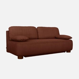 Sweeek Sof&aacute; Cama De Terciopelo De Pana, 3 Plazas