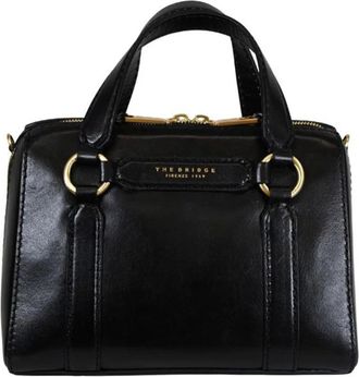 The Bridge Handbags, female, Black, Size: ONE SIZE 30 Handbag W/Shoulder