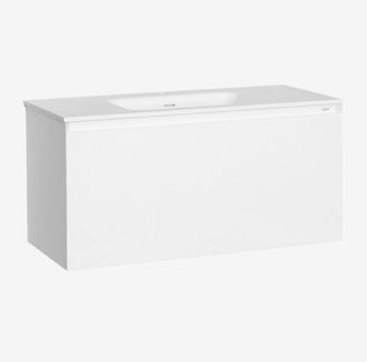 Sklum Conjunto De Mueble De Ba&ntilde;o En Madera Con Lavabo Integrado Macrae Sklum