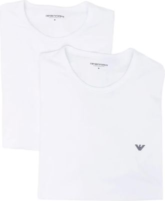 Emporio Armani T-shirt con logo (2 pezzi) - Bianco