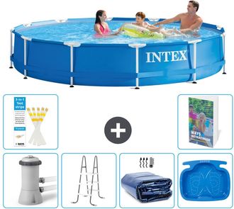 Intex Piscina Con Estructura Redonda - 366x76 Cm - 7-piezas S318