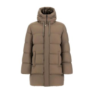 Herno Heren, Mantels, Bruin, Maat: 2XL