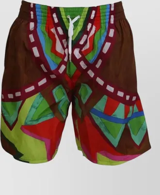 Dsquared2 printed knee-length swim shorts