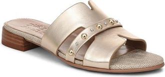 Naturalizer Niche Slide Sandal in Light Champagne at Nordstrom, Size 8.5