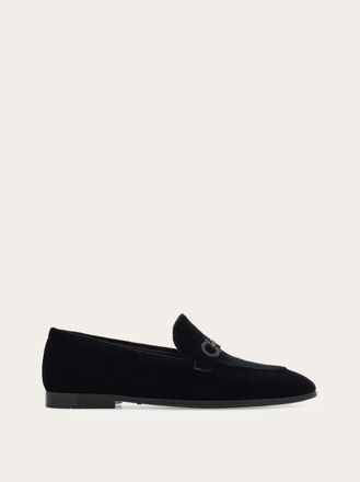 Ferragamo Donna Mocassino morsetto Gancini Nero Taglia 35.5