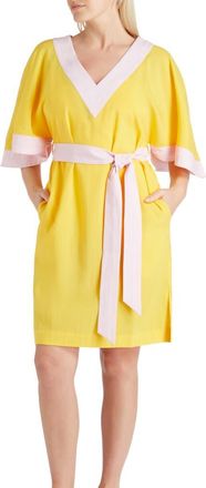 Valimare Casia Belted Cover-up Dress in Yellow at Nordstrom, Size X-Small