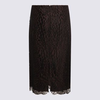 Tom Ford Womens Skirts Black-Chocolate _vi Pa Black/chocolate