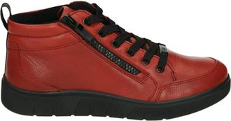 Ara Schoenen, Dames, Rood, 40 EU, Leer, Sportieve Rode Leren Damesschoenen